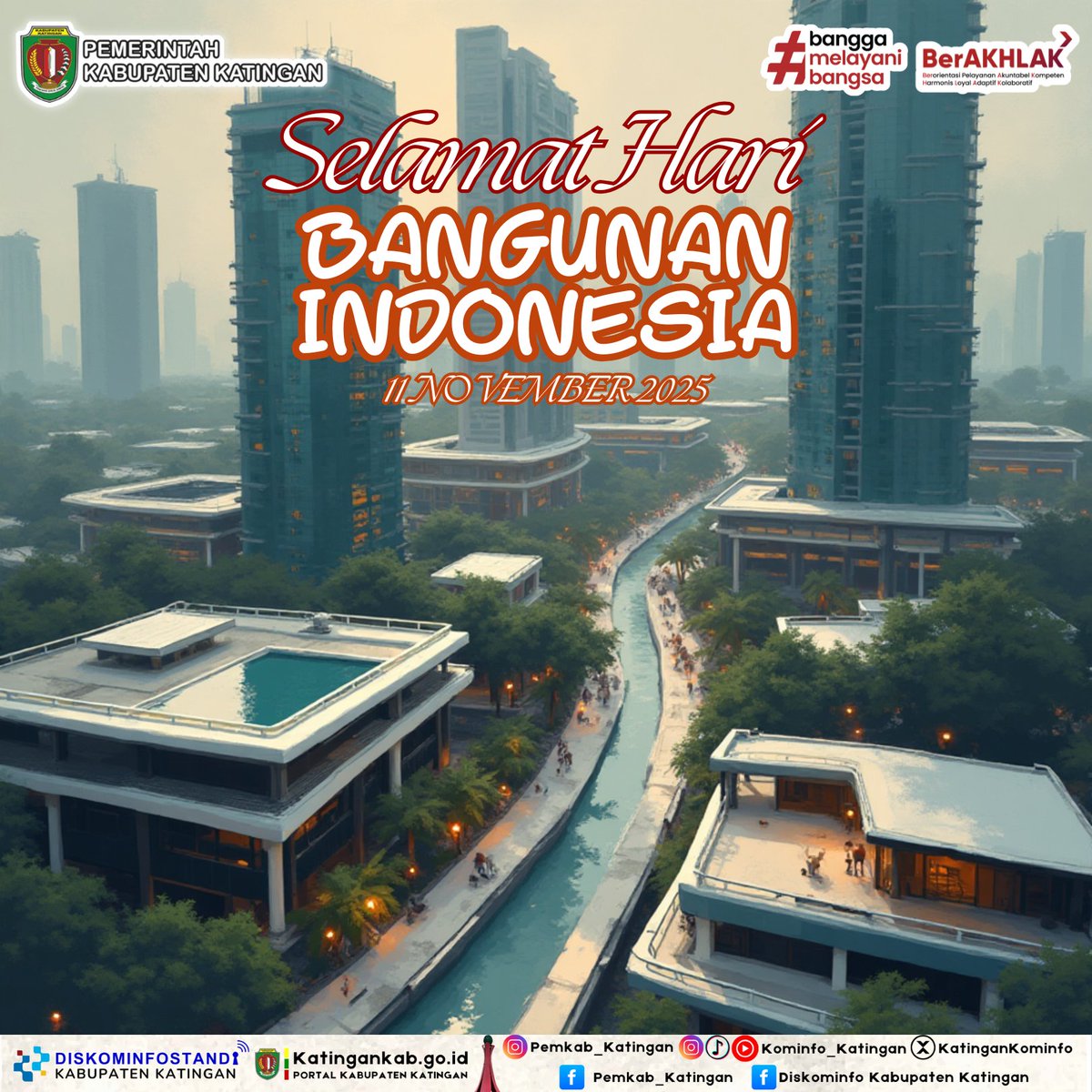 Pembangunan bukan sekadar mendirikan gedung dan infrastruktur,
tetapi juga membangun semangat, kejujuran, dan tanggung jawab dalam setiap karya.
Mari bersama membangun negeri dari fondasi integritas dan profesionalitas.
#SetahunBerdampak  #BangunUntukNegeri #DiskominfoKatingan