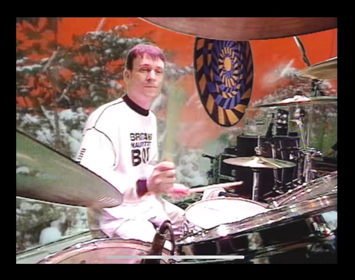 Steve_Cowen's tweet image. Have drums will time travel #TheMockTurtles #RobbieW #PrettyFace