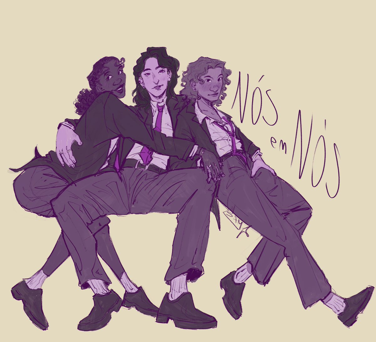 SamPines_'s tweet photo. CUIDADO!
Alta dose de lesbianidade

Mais uma das trilesbicas, pois sou obcecada https://t.co/IIsO9sXj77