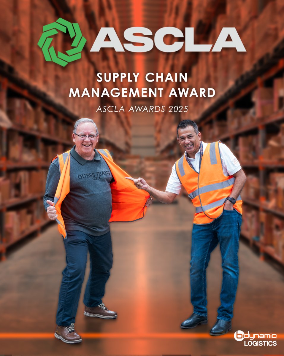 bdynamiclog's tweet image. We’re feeling proud and grateful to be named a finalist for the Supply Chain Management Award at the 2025 ASCL Awards! 
We believe excellence comes from people working together with purpose. Thank you to our amazing team, partners, and customers who make this possible.