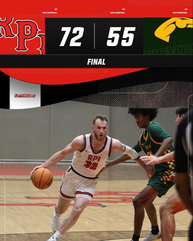 RPI Men's Basketball tweet media