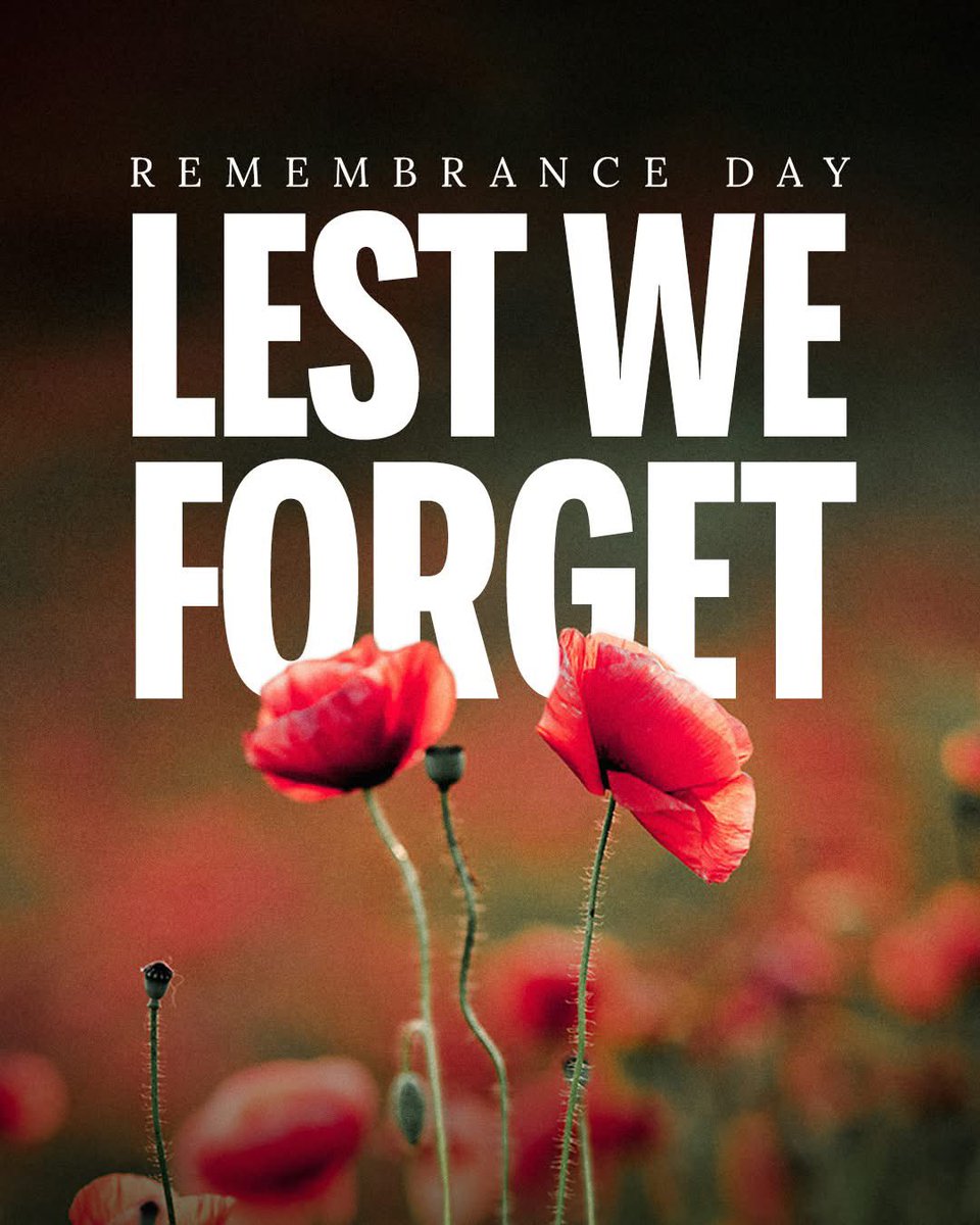 At the going down of the sun, and in the morning - we will remember them. 

Lest we forget.