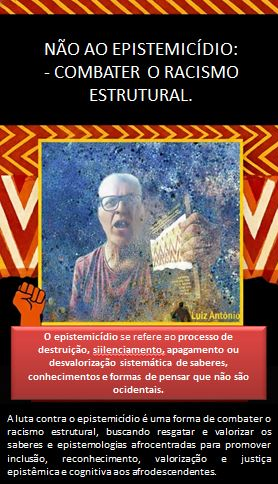 professorluizan's tweet photo. É tempo de lutar! Resgatar e valorizar os conhecimentos da negritude é essencial para combater o preconceito. Por uma sociedade justa para todos!
#RacismoEstrutural
#ConsequenciasDaEscravidao
#JusticaEpistemica
#LutaAntirracista
#SaberesAncestrais
#Inclusao https://t.co/6geuHFXh9I