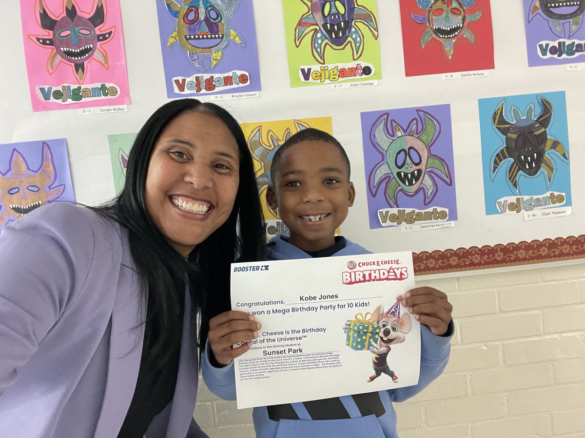 Congratulations to Kobe Jones who earned the Mega Party Pack for the contributions he and his family made to our Fun Run!