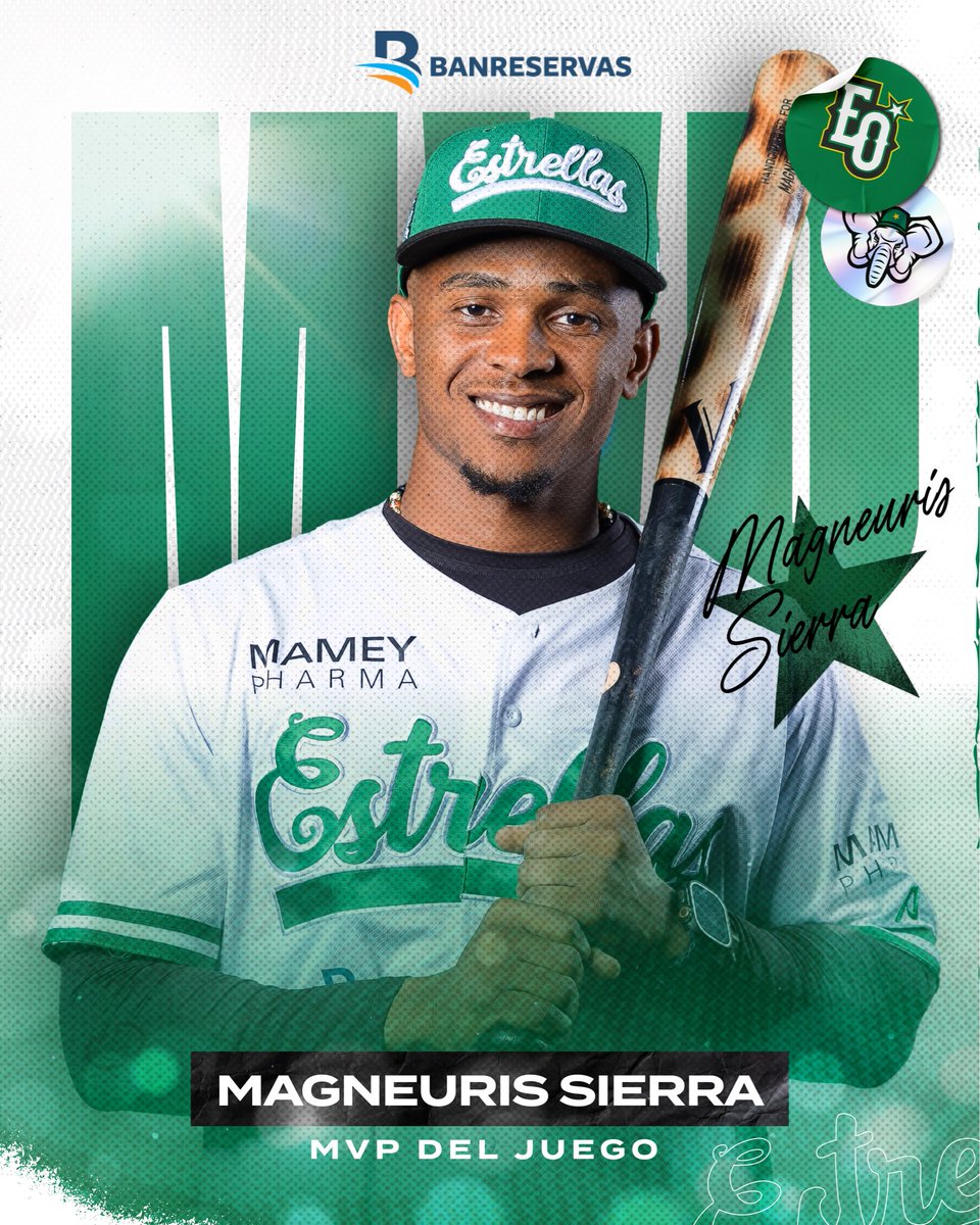 Dos imparables, una carrera remolcada y una anotada. 🔥

Nuestro MVP de hoy. ⭐️

#PorqueVamosAGanar #MiEquipoMiOrgullo