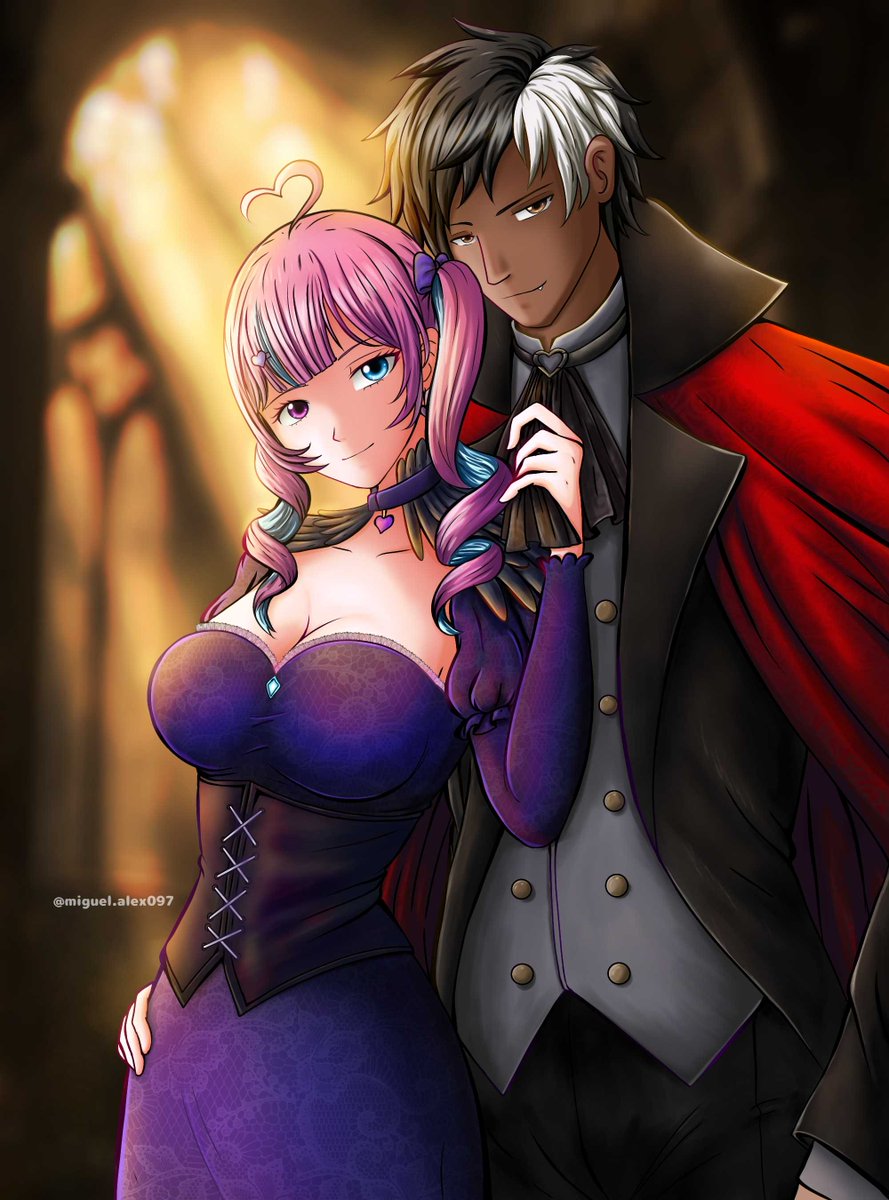 Dibujo de <a href="/_MoeKanon_/">KANON 💘 REDEBUT PRONTO</a>  y <a href="/CondorVT/">Cóndor ⛰️☕ Barista-Shamán</a> por Halloween 🎃, sé que ya paso unos días, pero igual espero les guste ✨

 Agradecimiento especial al buen <a href="/Xuy_68/">Xuy</a> por confiar otra vez en mi y patrocinar esta comisión 🫶

#MoeKanonArt #VtuberEs #anime #commissionsopen #CondorVT #Commission