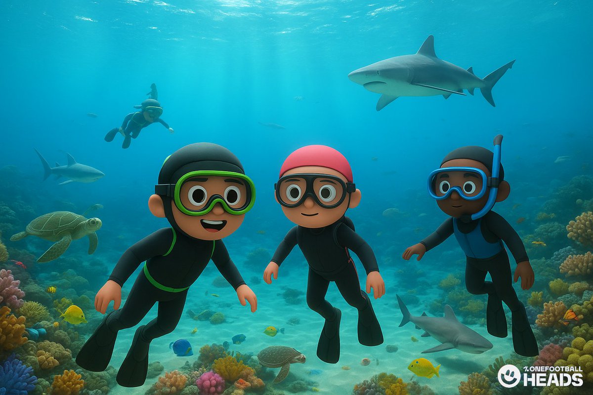 hangtaivinh's tweet image. Today we went diving, watching sharks and marine life together. 

Life is full of surprises.

#OFC #OneFootball #Ofc_the_club