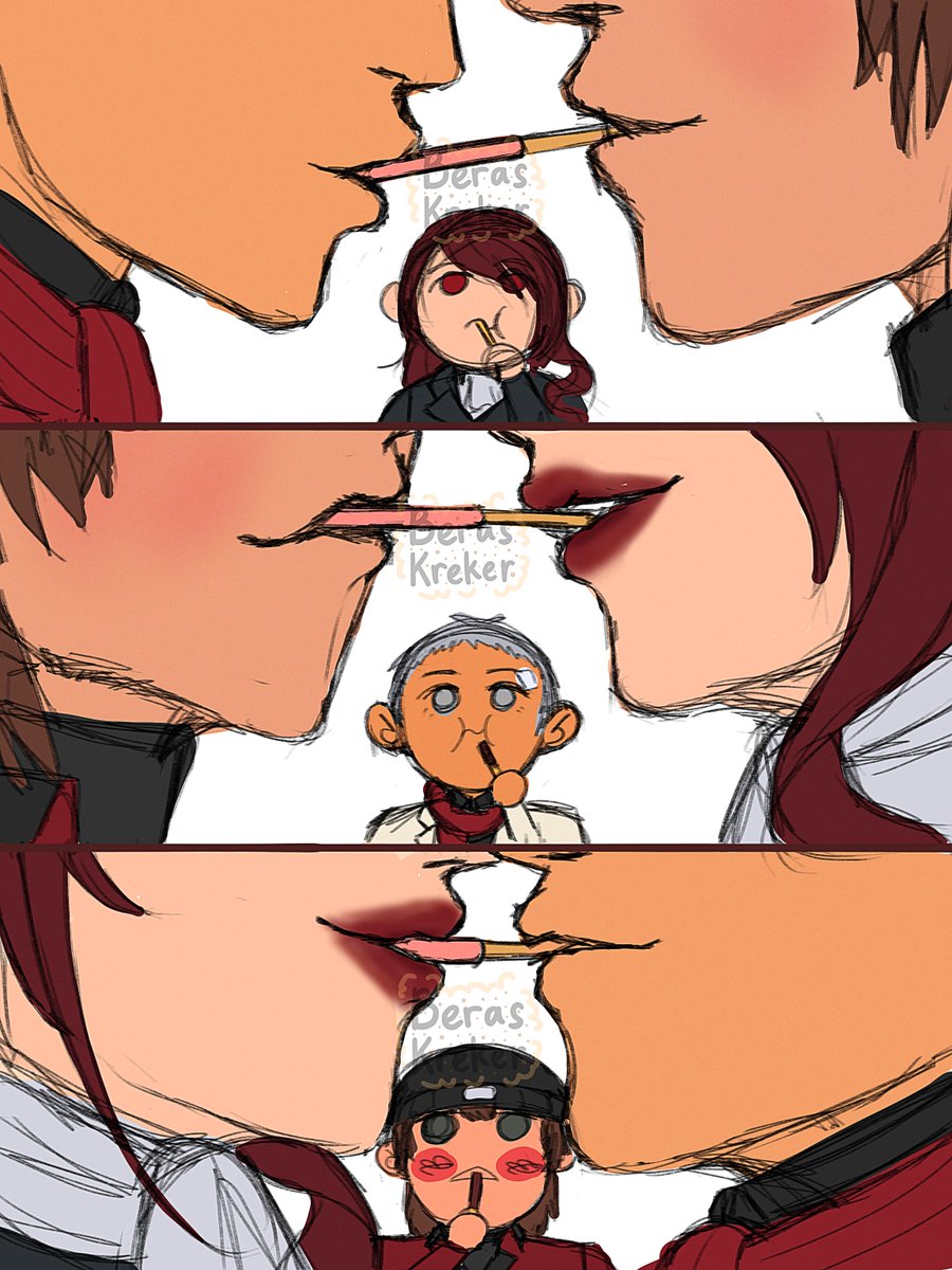 They are enjoying pocky together😳
#ポッキーの日 #akimitsushinji