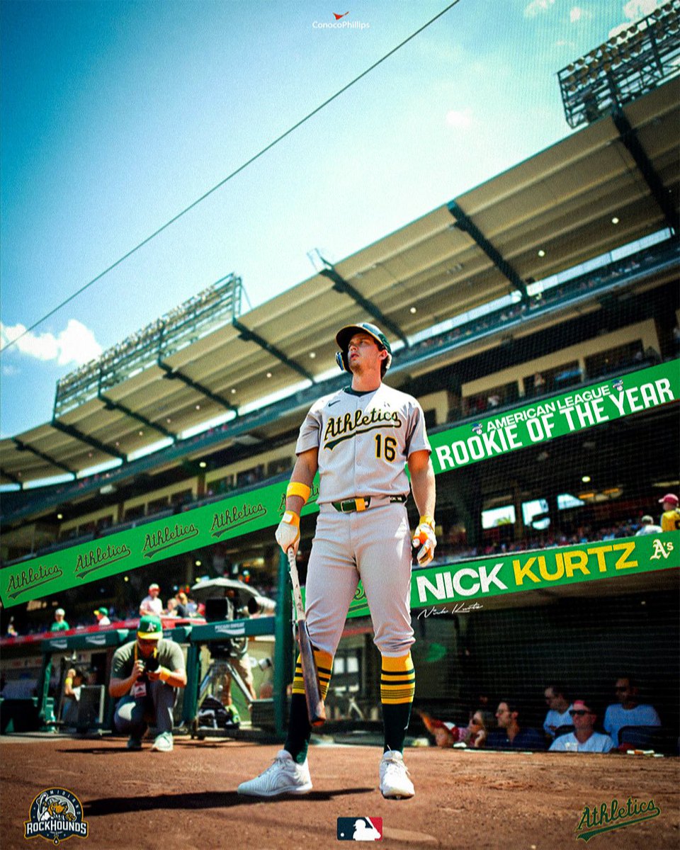 Watching a former RockHound shine never gets old. 

Big congrats to Nick Kurtz on being named 2025 Rookie of the Year! 🔥