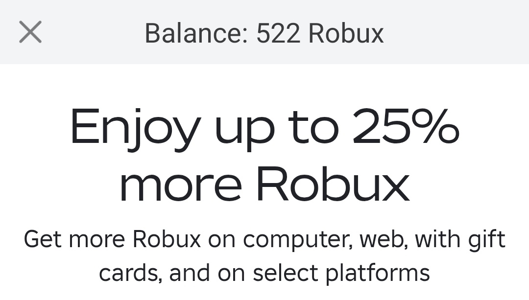 hellostrangerey's tweet photo. Siapapun yang ngasih tau cara beli robux dari samsung dan dapet potongan, GUE CINTA BANGET SAMA LO! 500rbx dari 90k cuma 19k bjiiirrr 😭🫶🏻 https://t.co/577Y0dOZ5Y