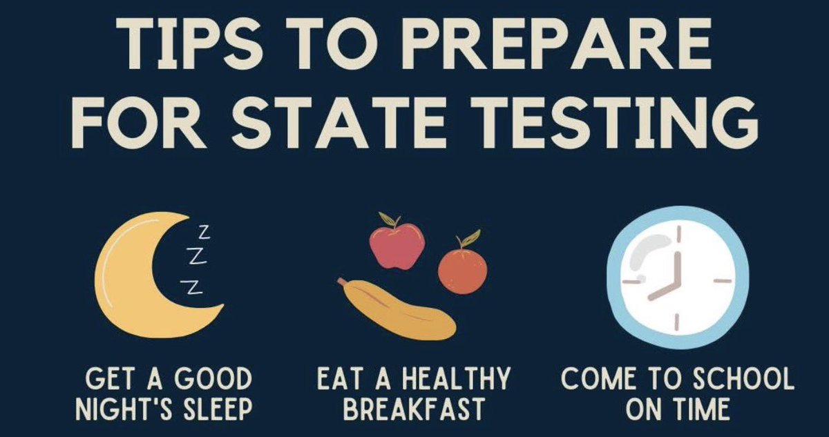 MahanayStars's tweet image. Our 3rd and 4th Grade Mahanay Stars ✨ will take the Math State Interim Assessment tomorrow! Here are a few tips to remember! #SleepWellStars✨ #MathMatters #MahanayStars #YouGotThis