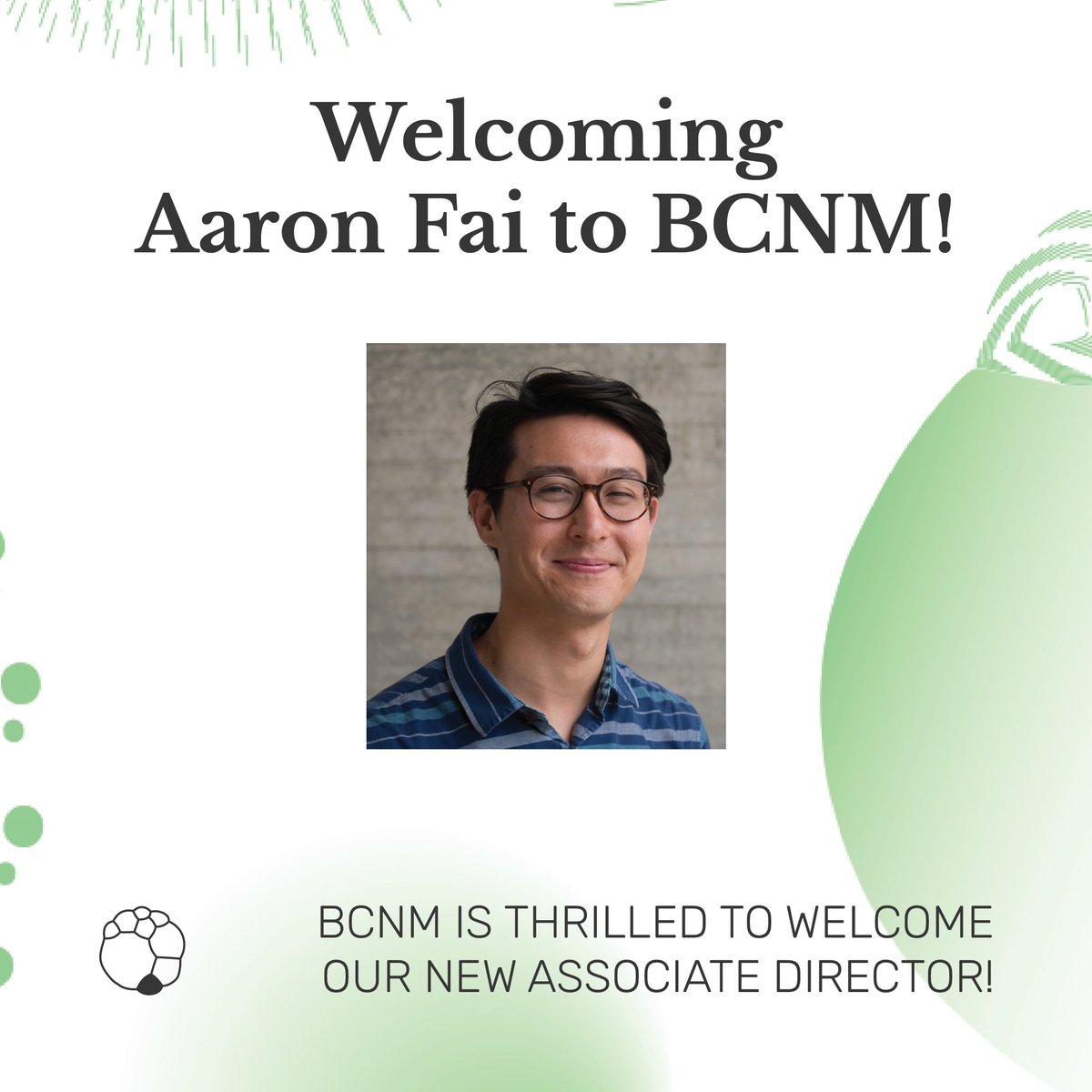 calnewmedia's tweet photo. BCNM is thrilled to welcome Aaron Fai ("fay") / 費頌倫 as our new Associate Director!  Fai will serve as BCNM's chief administrative officer, providing critical leadership and continuity for the Center.
https://t.co/VlbqWKoJor https://t.co/YugvS7B7OS