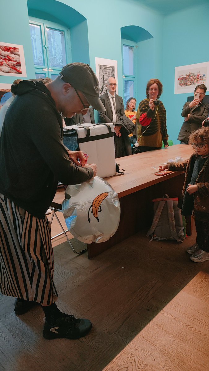 _Gellefin's tweet image. Exhibition is over. What a phenomenal 4 days spent in Berlin on @artontezos_  exhibition. In the kitchen my work - Etc. -was exhibited.
Except art, it was the people that made time spent together truly special!     Etc.