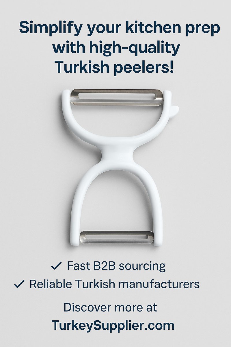 turkeysupplier's tweet image. 🧄 Boost your kitchenware offer with Turkish peelers!

Perfect for B2B importers. Durable, affordable, made in Türkiye.

✔️ Fast sourcing
✔️ Trusted Turkish suppliers

👉 TurkeySupplier.com

#B2BKitchenware #TurkishProducts #ImportTools