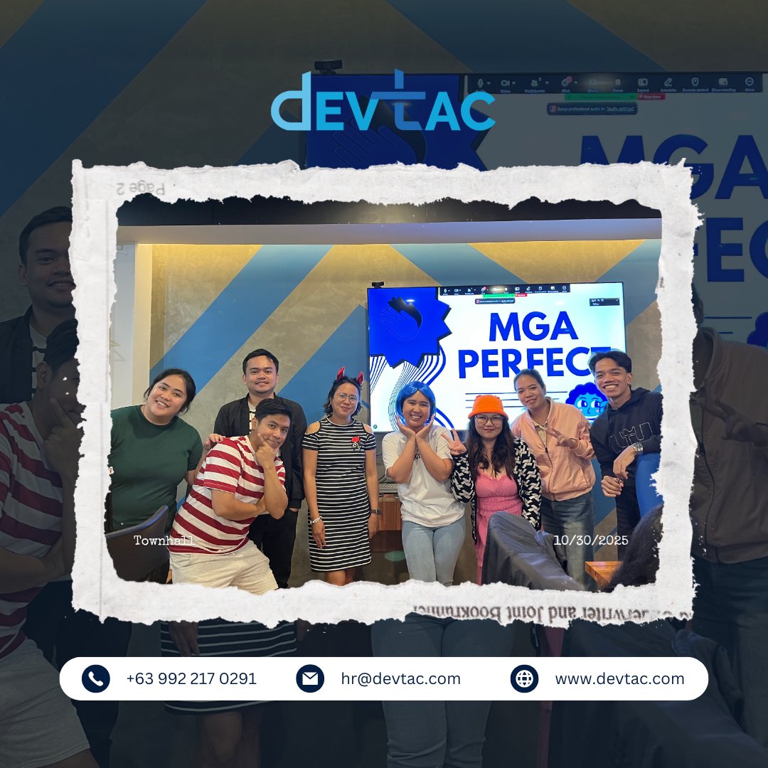 devtaccrminc's tweet image. 👏 Celebrating our September Perfect Attendance Awardees! Your dedication and consistency inspire us — proof that showing up makes a difference.

Want to be part of a team that values commitment and growth? View our vacancies: zurl.co/RkuIi 

#TeamDevtac #LifeAtDevtac