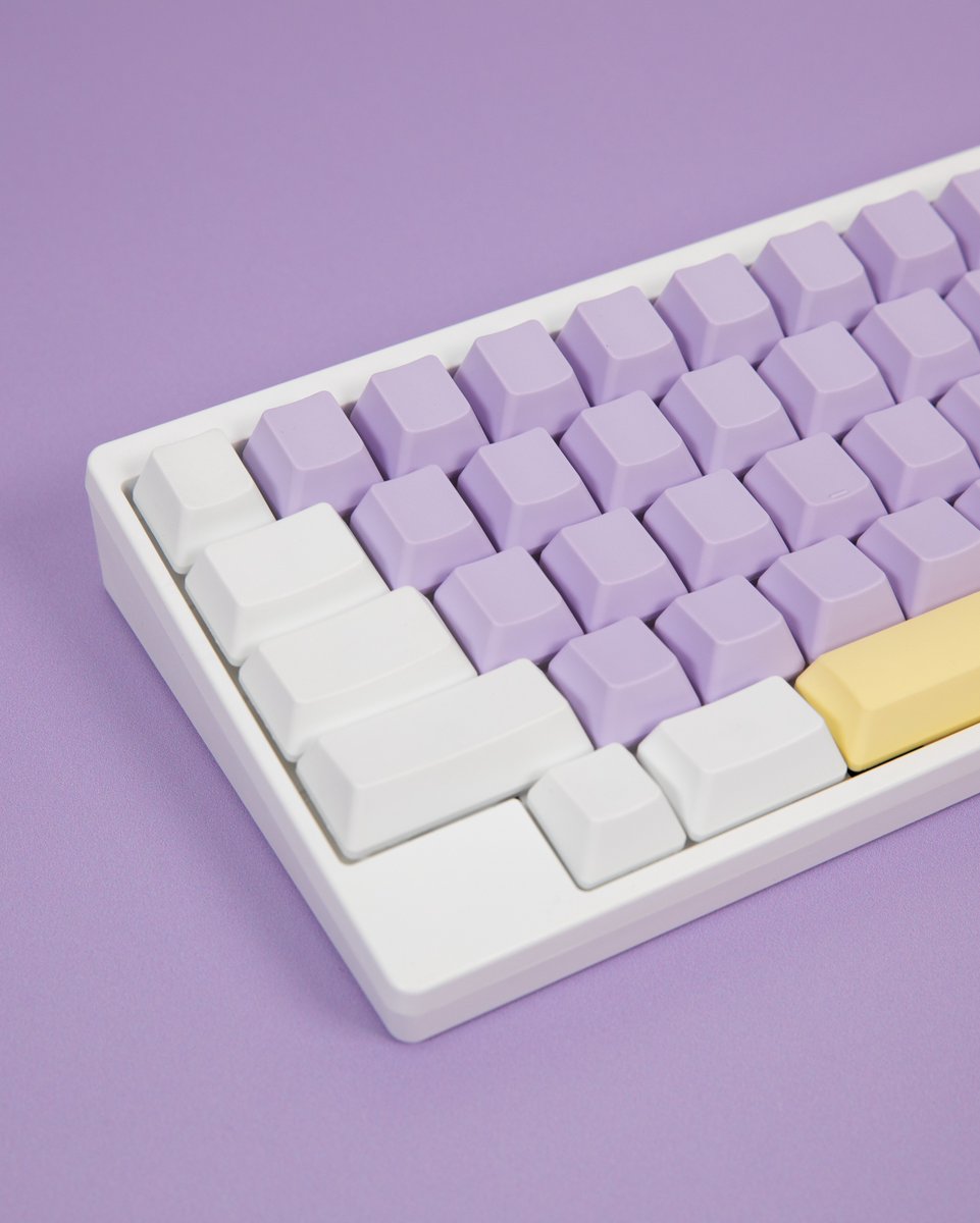HHKB_US's tweet image. Wisteria with a touch of Dandelion and Snow.

Mix and match our color keycap sets to make your HHKB your own.

Show us your build -- we&apos;d love to see it💜🌼❄️

#MechanicalKeyboards #Keycaps