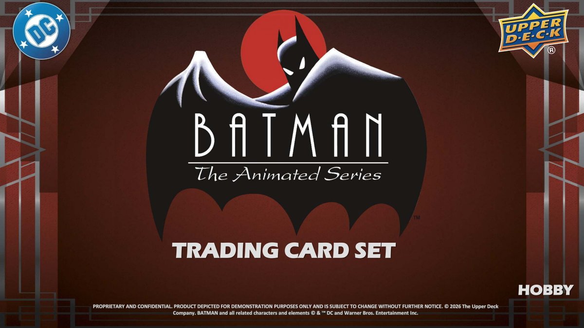 製品情報】 2026年2月以降 発売予定 ▽ 2026 UPPER DECK BATMAN THE