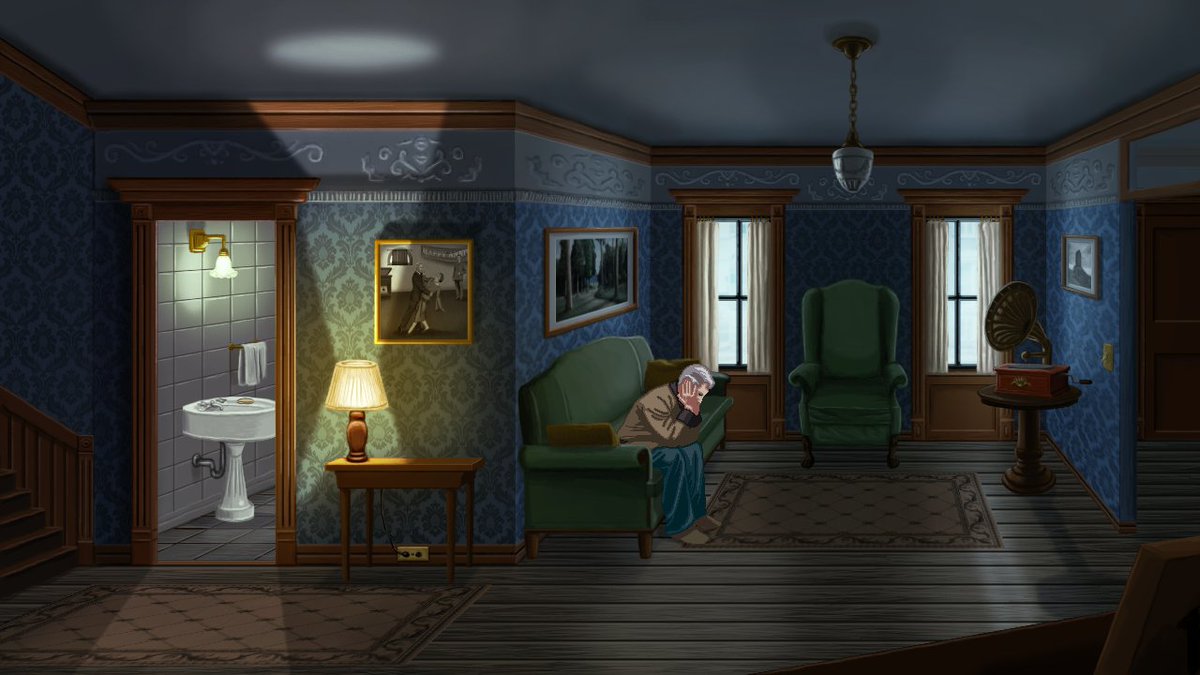 Some scenes from the prologue of my new adventure game. #ProjectLion