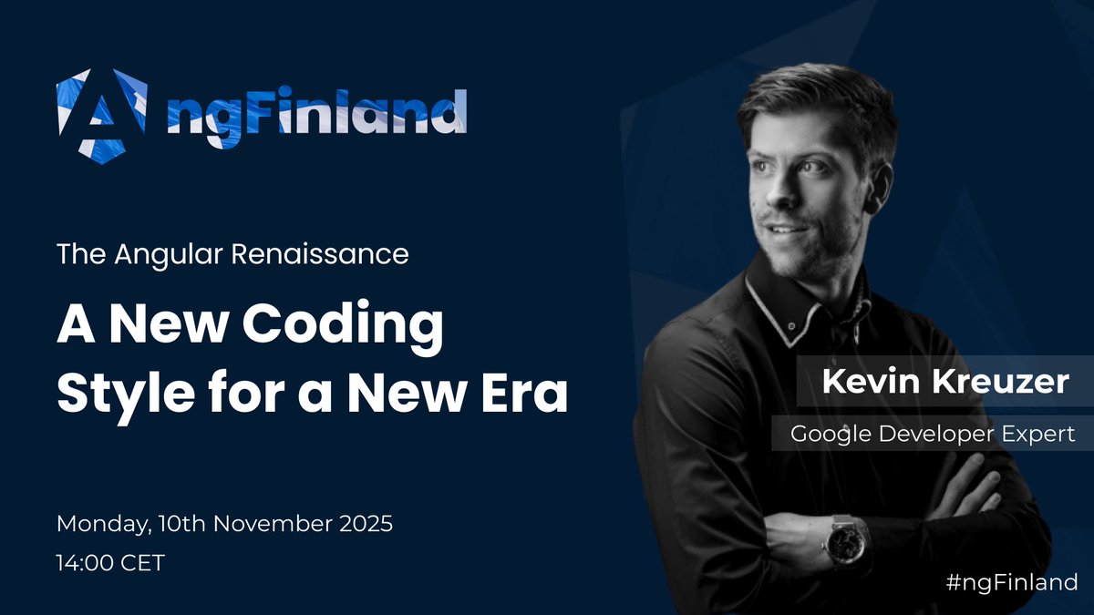 NgFinland (Angular in Finland) tweet media
