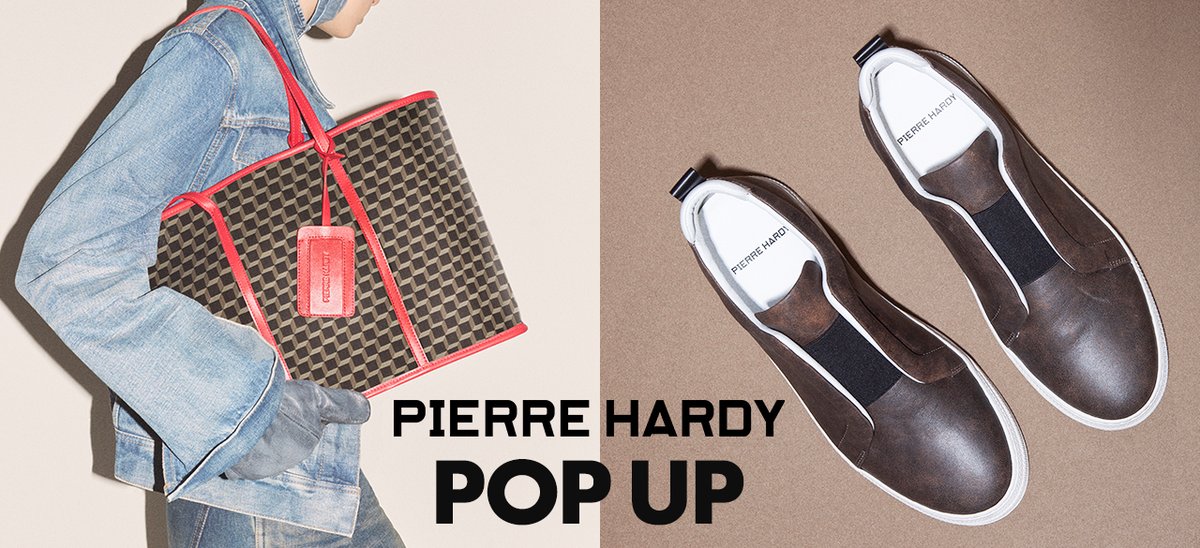 queenclassico0's tweet photo. 【期間限定】PIERRE HARDY（ピエール アルディ）POP UP 開催中｜クインクラシコ神戸本店 ・オンラインストアhttps://t.co/xU9OghPDHg https://t.co/xI4s13Mxxe