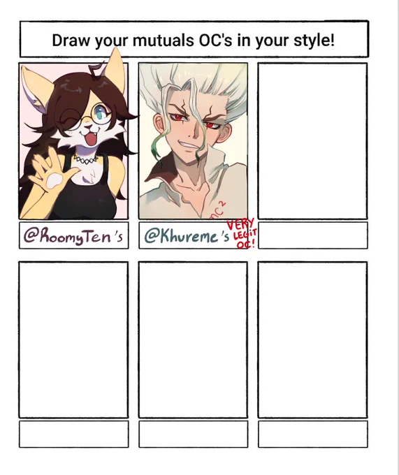 give me your ocs right now!!!! 