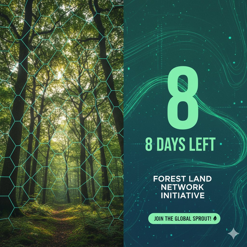 qbibi899's tweet image. Only 8 Days Left!
Join the ForestLand Revolution a Shariahcompliant, blockchain-powered mission to heal the planet Each investment plants real trees , restores nature, and builds a sustainable future.
 sidrastart.com/project/39
#ForestLand #SidraChain #GreenRevolution #EcoFutur