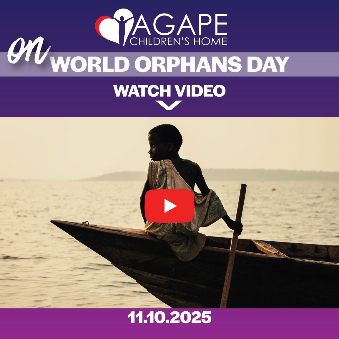 The Agape Story of Hope —see how lives are being changed at Agape Children’s Home in Ghana this #WorldOrphansDay.
🎥 Watch now: youtu.be/oDy5lfkJdbs 
💛 Sponsor a child: agapegospelmission.org/sponsorships