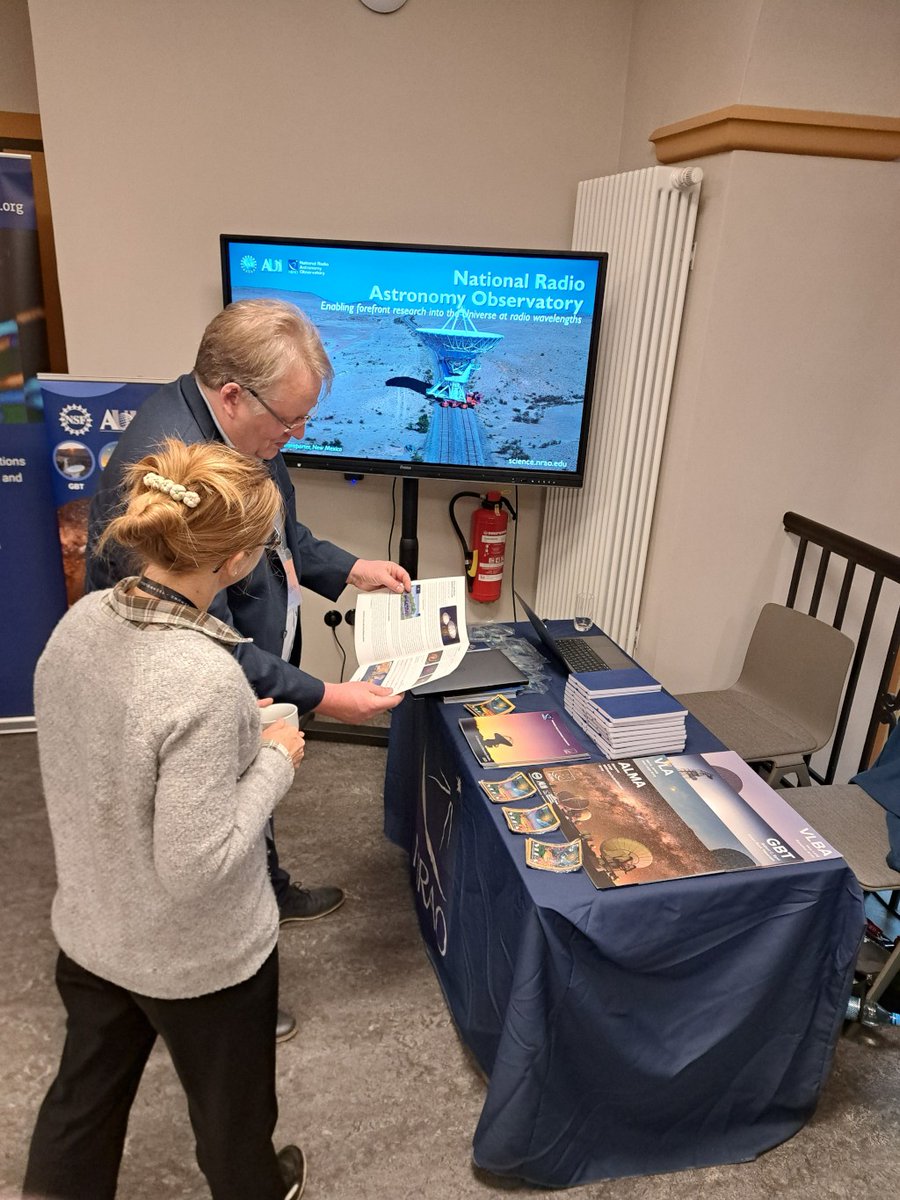 TheNRAO's tweet photo. The NRAO is in Görlitz, Germany this week at the @astroADASS astro-computing conference!
We are looking forward to discussing #ngVLA, @almaobs, @GreenBankObserv, data formats, telescope operations, machine learning, AI, and more with our #DZA colleagues. #ADASS #ADASS2025 https://t.co/5AP0ta5LiZ