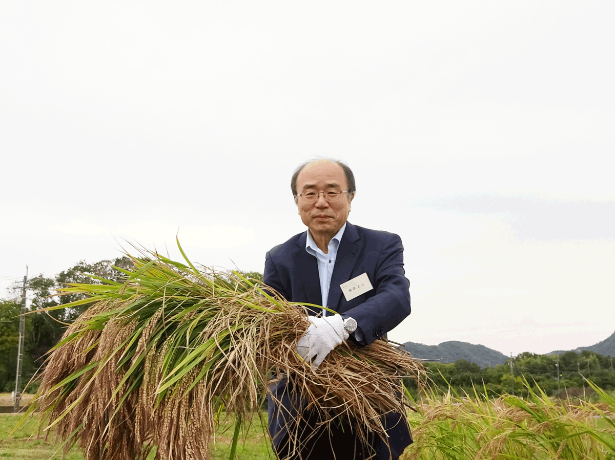 KobeU_Global's tweet photo. This year's harvest festival not only celebrated a bountiful harvest, but also showcased the #KobeU @frerCenter's modern agricultural machinery. Local and university representatives enjoyed #KobeUbeef and #Harimaru potatoes among various traditional activities. https://t.co/EI8JXkMpC4