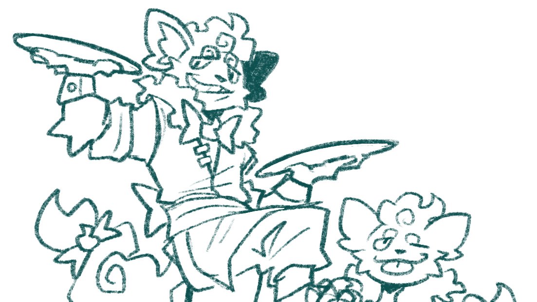 Tfiredoggo's tweet image. Elemental monkeys at work wip
i still working on simisage but i already really like how those 2 are