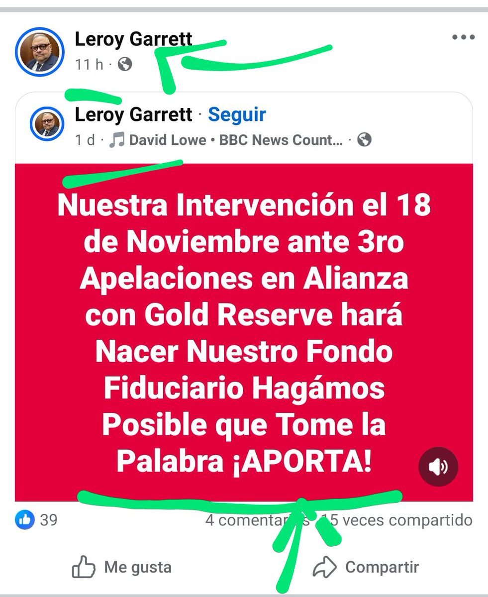 sanchezac1961's tweet photo. El inefable Leroy Garrett continúa pidiendo "cobres", cómo traicionó a Petro Amigos, ahora quiere explotar a los pocos seguidores que le quedan. #PetroAmigos #CitgoSale #JudgeLeonardStark #DelawareCourts #Masterpincus #OFAC #CIDH https://t.co/3zGoVX0Eh1