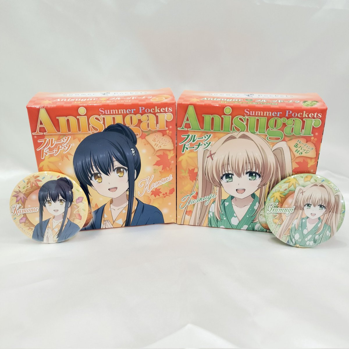 Summer Pockets anisugar ドーナツ缶バッジ　久島鴎　アトレ Anisugarアトレ秋葉原店 on X