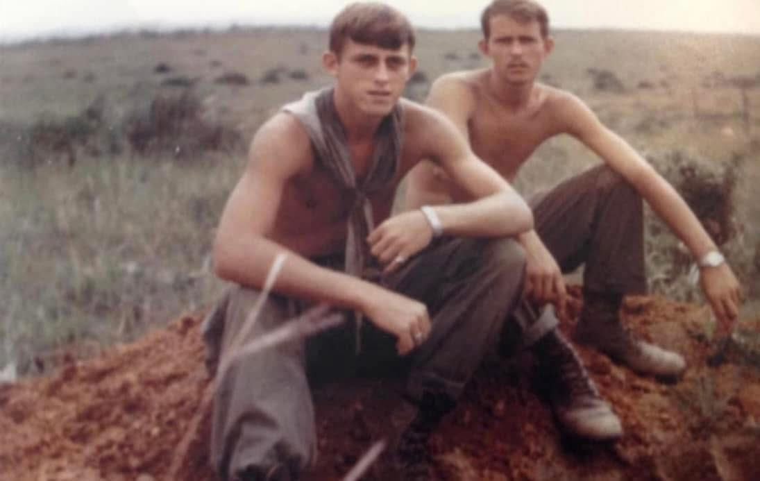 “My best friend, Billy Wayne Bridgeman was killed in Vietnam on May 3, 1968. He is pictured here on the right.  I will always remember him. I would like you to remember him too. Rest In Peace...”
- Michael Shoemaker

#vietnamveterans #VietnamWar #RIP