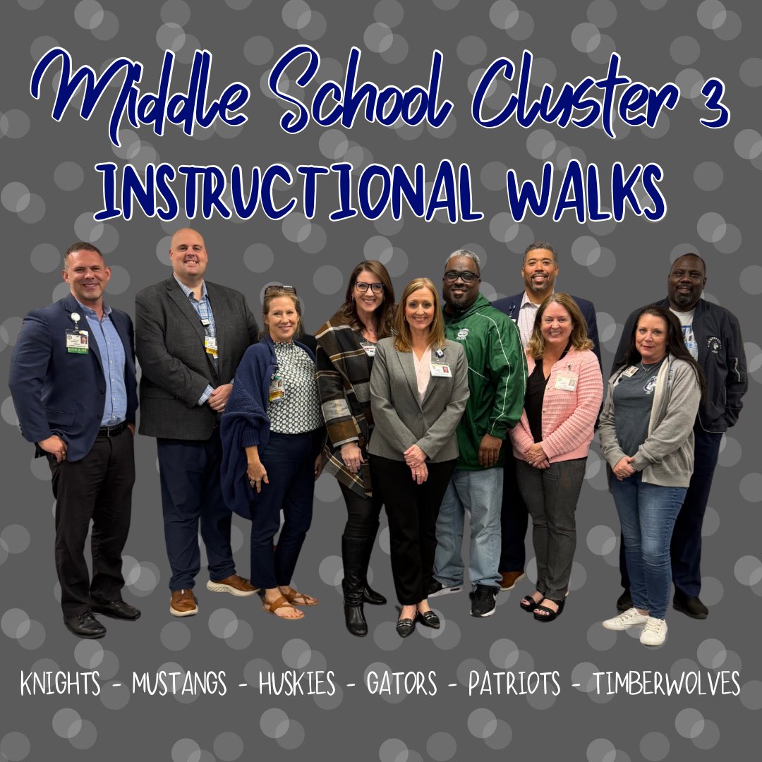 Growing. Learning. Leading - together! Proud to host our cluster principals and instructional leaders at Hopper Middle School! #Hoppertunity #WeAreThePACK #moonshot
