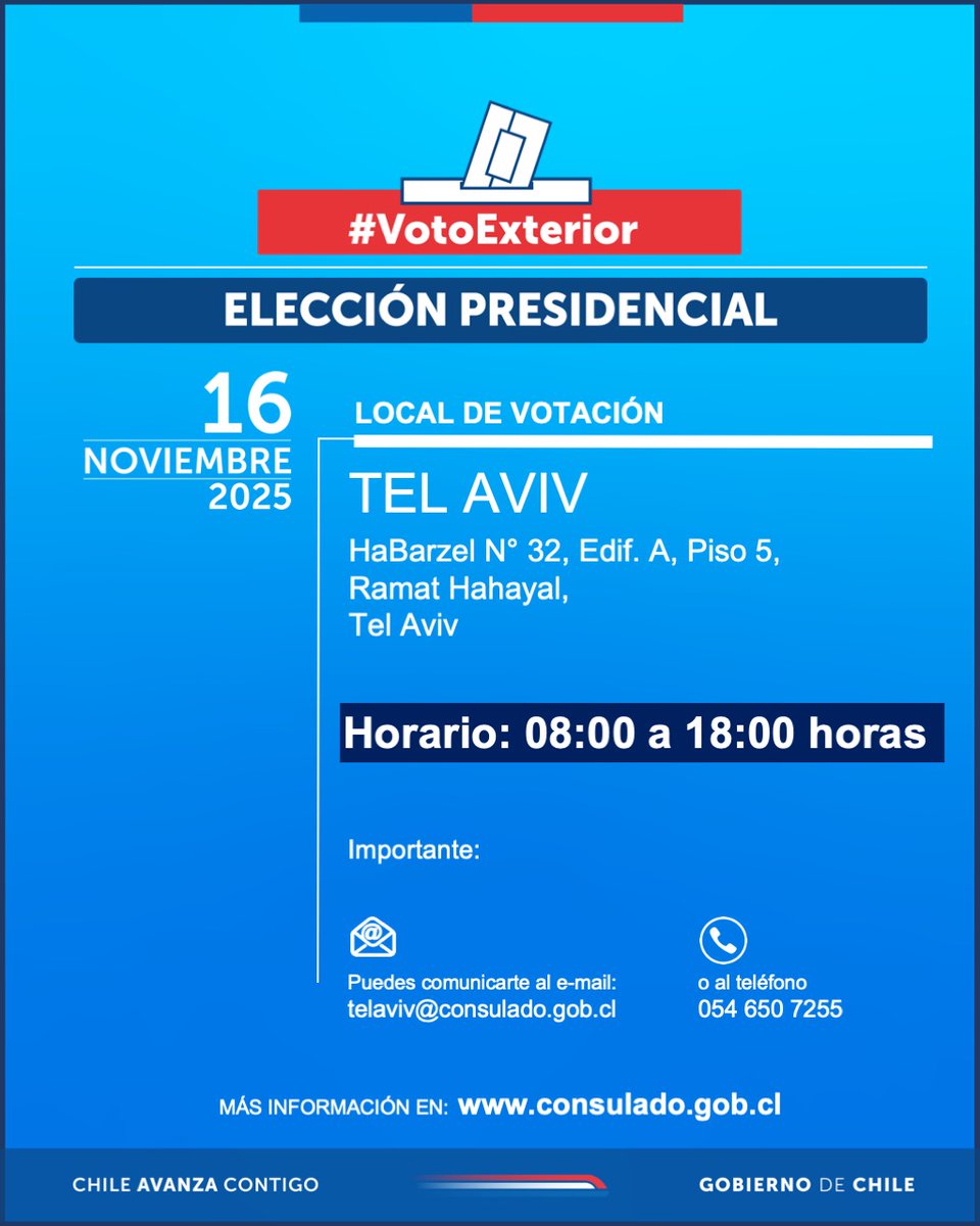 Embajada de Chile en Israel 🇨🇱🇮🇱 שגרירות צ'ילה tweet media