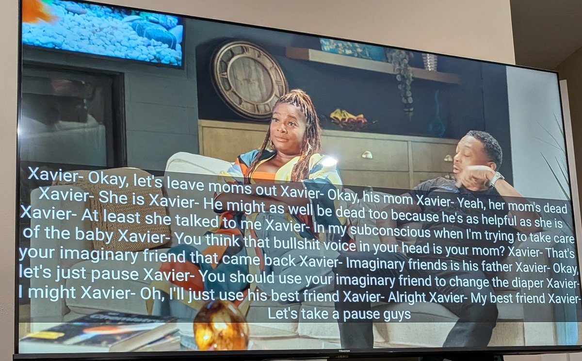 RoyalKey_'s tweet photo. Was this on purpose 😂 @KevOnStage seeing all CC words made it funnier #safespace Tubi https://t.co/Ott3Ll0FJM