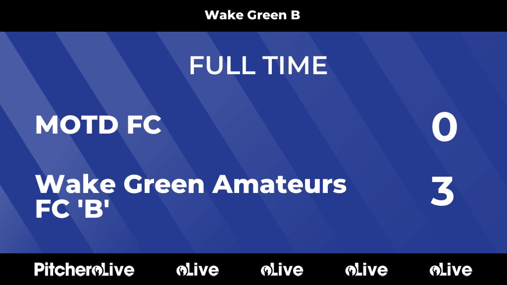 WAmateurs's tweet image. FULL TIME: MOTD FC 0 - 3 Wake Green Amateurs FC &apos;B&apos;
A good win and a clean sheet for the B&apos;s
Up the Wakes!
#wakegreenafc #birminghamafa #intelligentshading #solihullhairandbeauty
wakegreenafc.net/teams/221354/m…