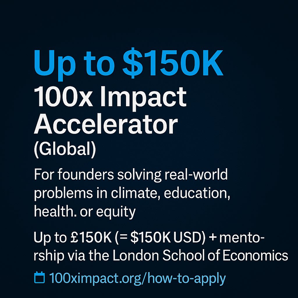 🧵 For creators, founders, and entrepreneurs building something real. These aren’t random links.
Each funding opportunity is active, verified, and built for serious builders.
Choose your fit and note the deadlines. (CONTINUE ⬇️)

#FundingOpportunities #SmallBusiness #AMP