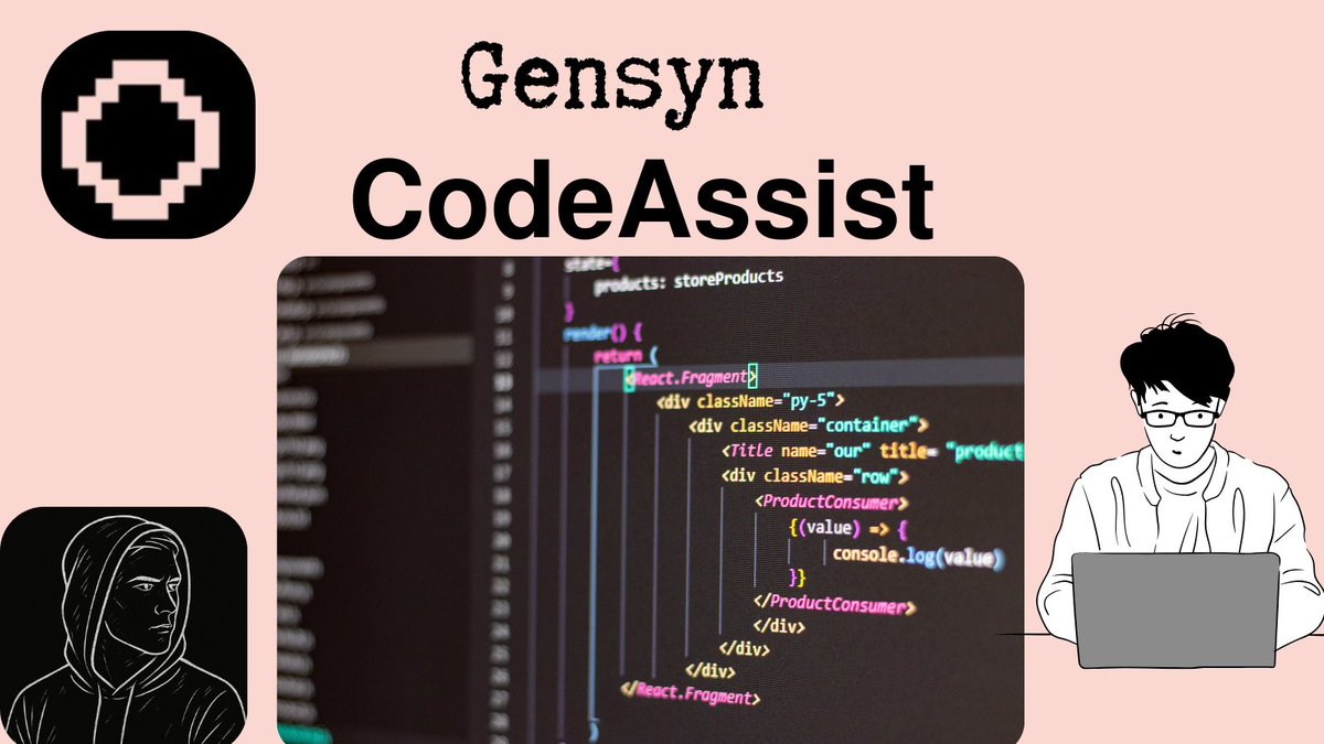 PavloAmb's tweet image. Gswarm

today I want to tell you about the new product Gensyn
@gensynai 

𝗖𝗼𝗱𝗲𝗔𝘀𝘀𝗶𝘀𝘁 is an AI programming assistant

It helps write code

He works locally on your computer

He tracks your work  keystrokes, deletions, corrections  and learns from your behavior

Over…