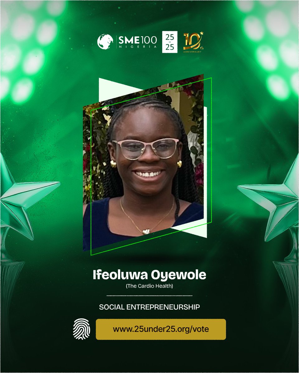 25under25Org's tweet photo. Behind every impactful idea is a changemaker. Our Social Entrepreneurship nominees are creating solutions that transform communities and inspire positive change across Nigeria. 💡✨ https://t.co/J7MDuCP7RU