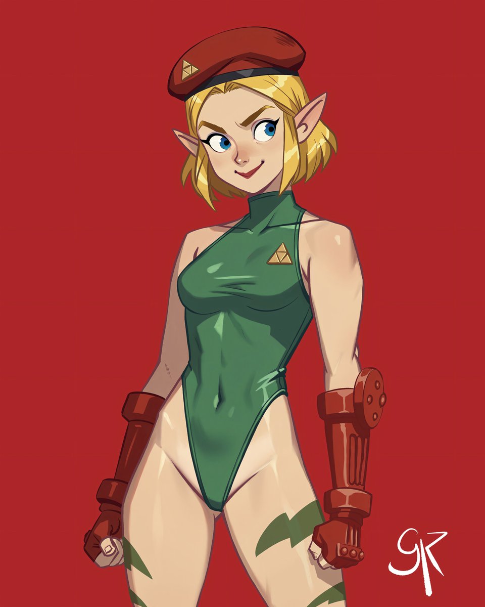 キャミィ(ストリートファイター) 「#FanArt │ The Legend of Zelda x Street F」|ArtShareHQのイラスト