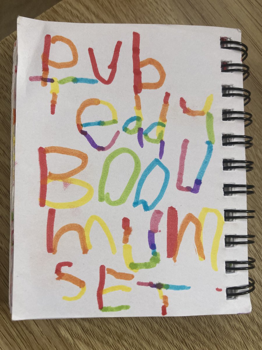 Learning to write and got his priorities straight 🍺