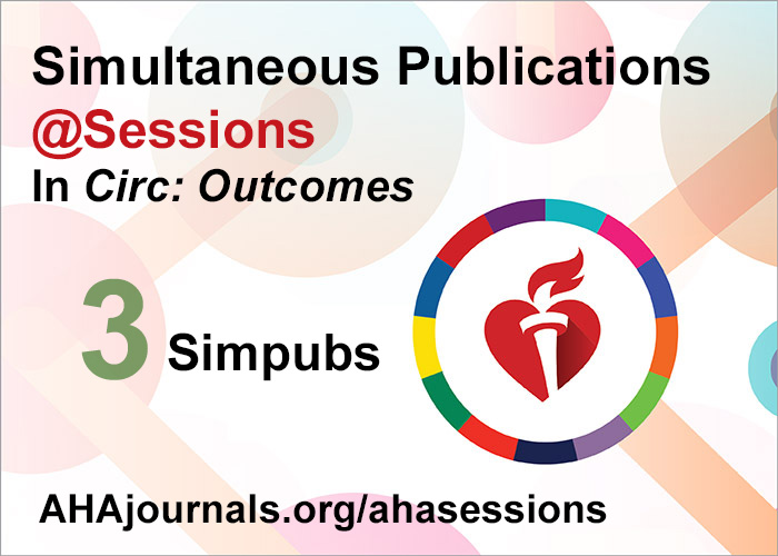 CircOutcomes's tweet image. #AHA25 Simultaneous Publications in @CircOutcomes 

See the full list of Sim Pubs across the American Heart Association Journals: ahajournals.org/ahasessions#Si…