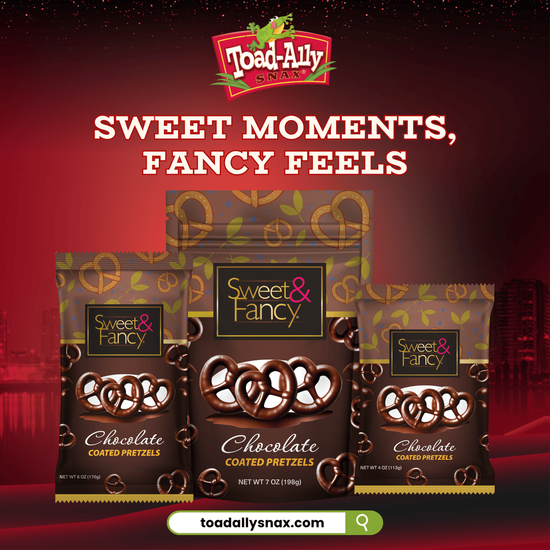 ToadallySnax's tweet image. Smooth, rich, and made for savoring, Sweet &amp;amp; Fancy brings a touch of indulgence to your snack time. Whether it’s after dinner or during a quiet fall evening, a little chocolate goes a long way.

Shop now: toadallysnax.com

#toadallysnax #snacktime #sweetandfancy