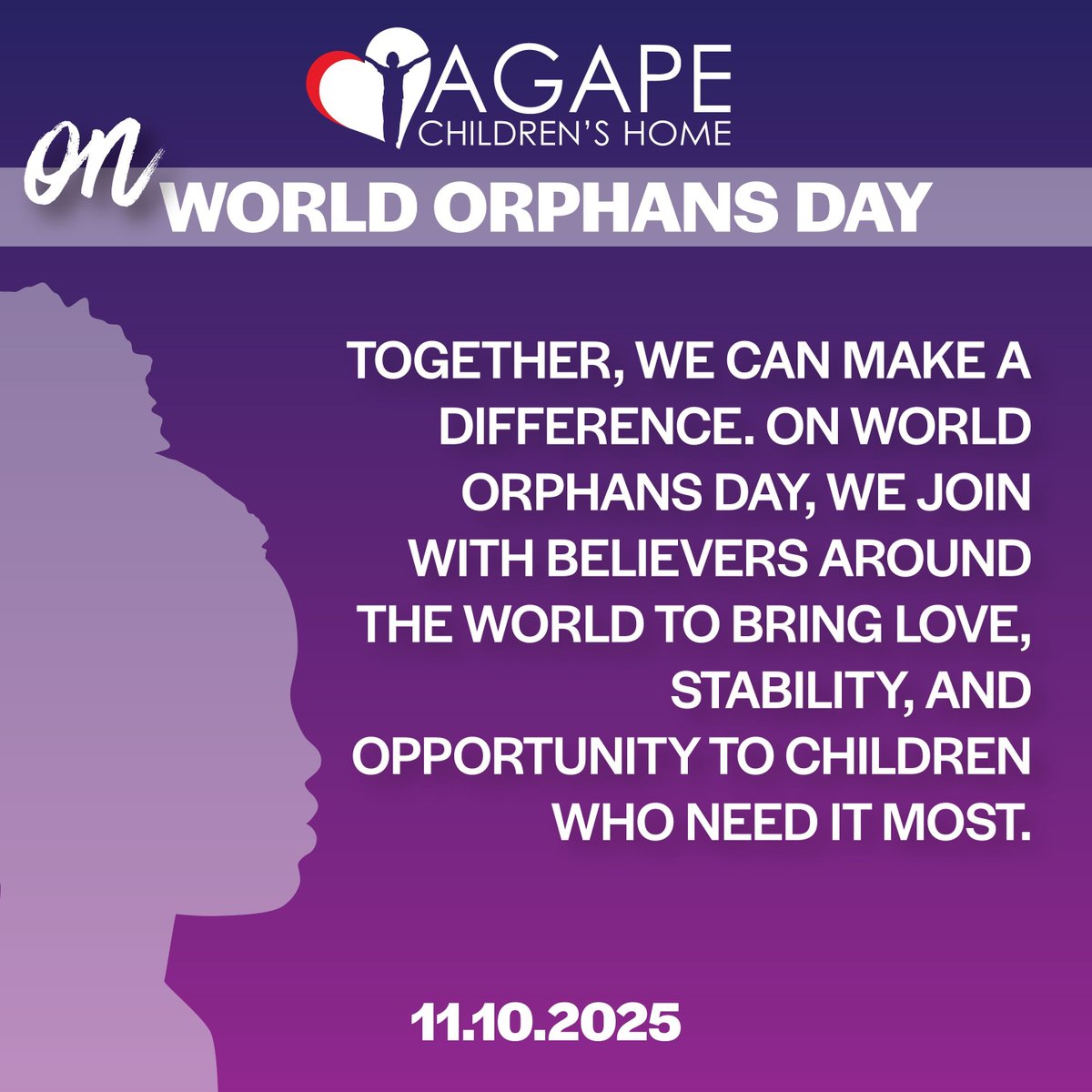 The Agape Story of Hope —see how lives are being changed at Agape Children’s Home in Ghana this #WorldOrphansDay.
🎥 Watch now: youtu.be/oDy5lfkJdbs 
💛 Sponsor a child: agapegospelmission.org/sponsorships