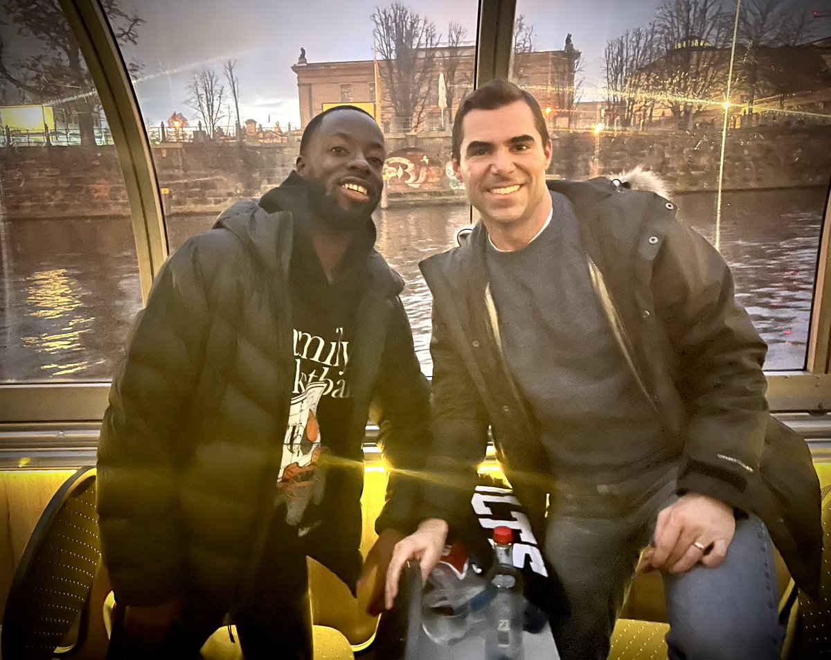 Great meeting <a href="/RomeovilleKid/">James Boyd</a> in Berlin! He does a great job covering the Colts for The Athletic and covering Indy sports on The Fan.

I grew up in Bolingbrook outside Chicago and he happens to be from my high school rival, Romeoville.

Keep up the great work, James!