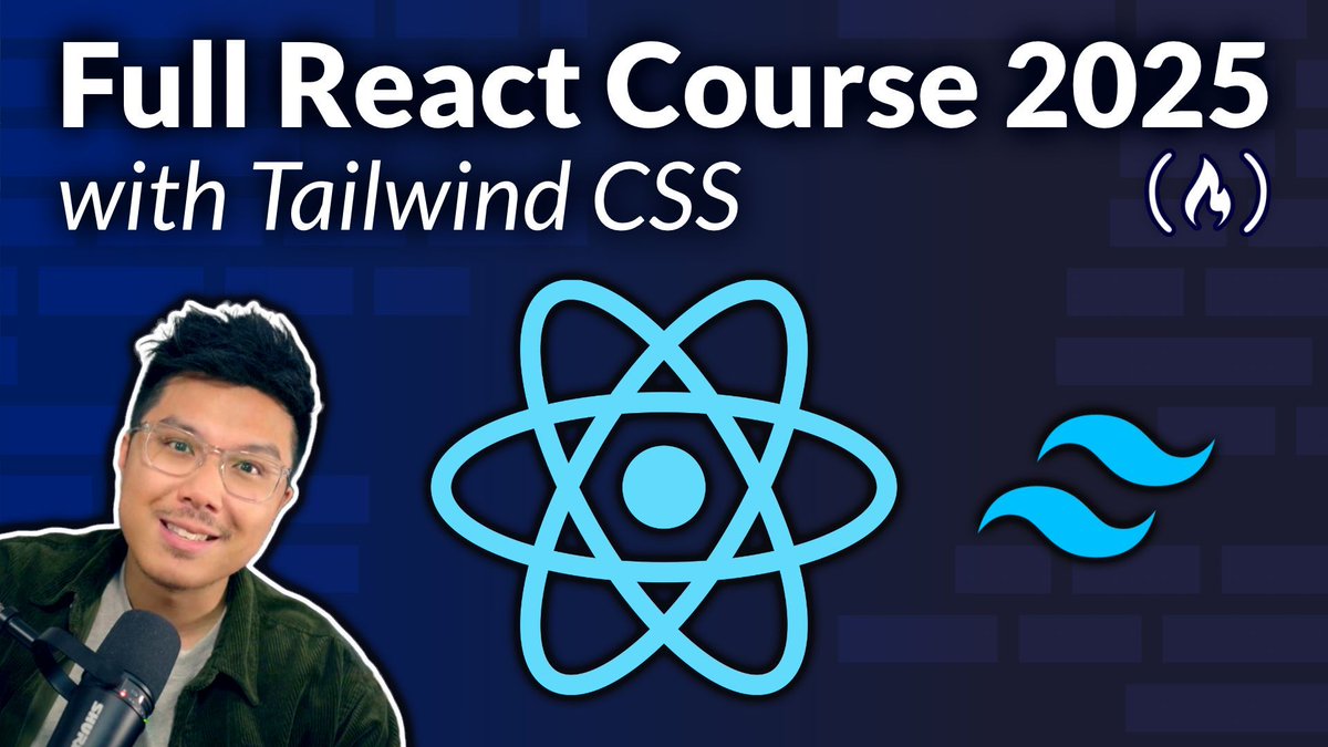 React and Tailwind CSS are two popular tools for frontend web development. 

And if you want to be a frontend developer, this is a good place to start.

In this course, you'll learn the basics of component-based development and utility-first styling by building an app.