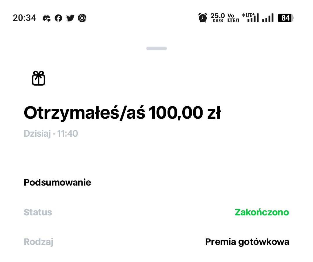 Trade Republic 150 zł + 50 zł za polecenie 

Załóż konto z linku polecającego 

refnocode.trade.re/197m6t1h
Wpisz swój numer telefonu
Przeniesie Cię do pobrania aplikacji 
Załóż konto w aplikacji na ten sam numer 
Polecaj i zarabiaj dodatkowe 50 zł za każdą osobę bez depozytu
