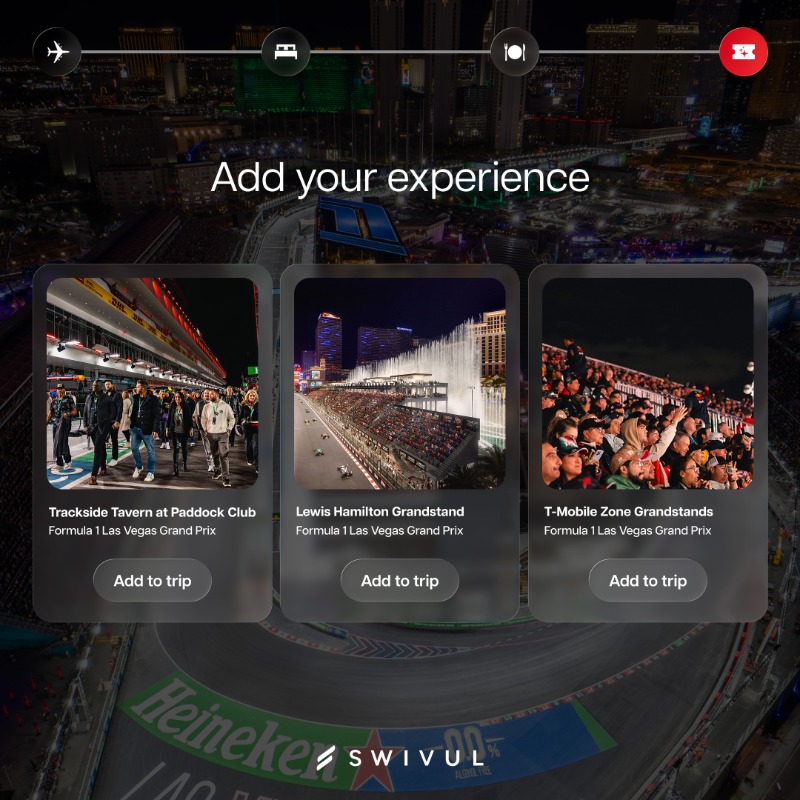 itsswivul's tweet photo. Formula 1 comes to Las Vegas.

From flights and five-star stays to dining and race access, book your entire F1 Las Vegas Grand Prix weekend seamlessly on Swivul.