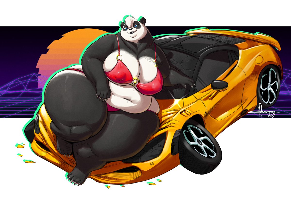 Poor car, maybe i was a bit... NA! these guys can always push out the dints!

Commission for NS22highwater
Art by Gillpanda©2025